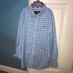 Vineyard Vines Boys Long sleeve Performance Size 7